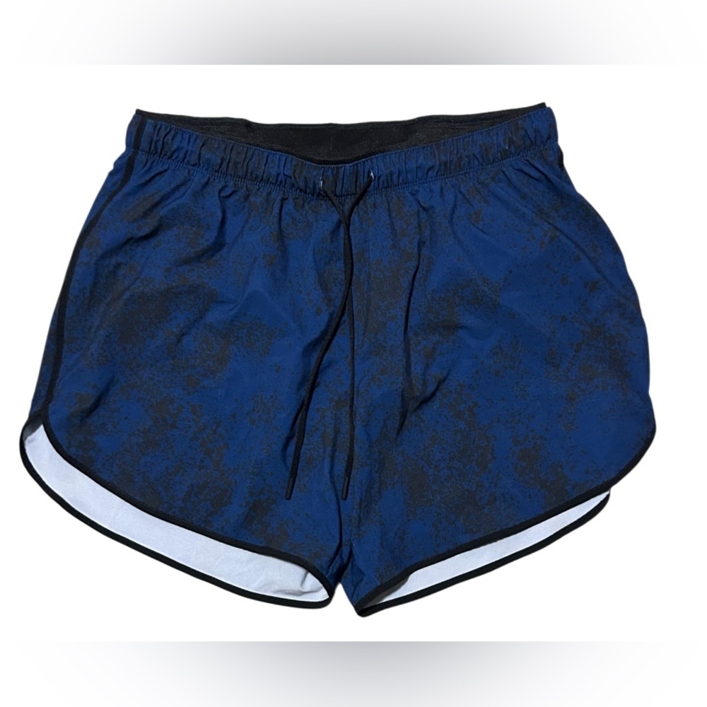 Chubbies 5.5" brief lined running shorts Color marbled blue/black XL